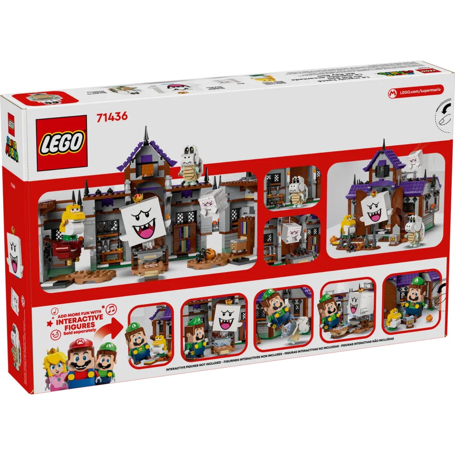 Conacul bantuit al lui King Boo, 8+ ani, 71436, Lego Super Mario