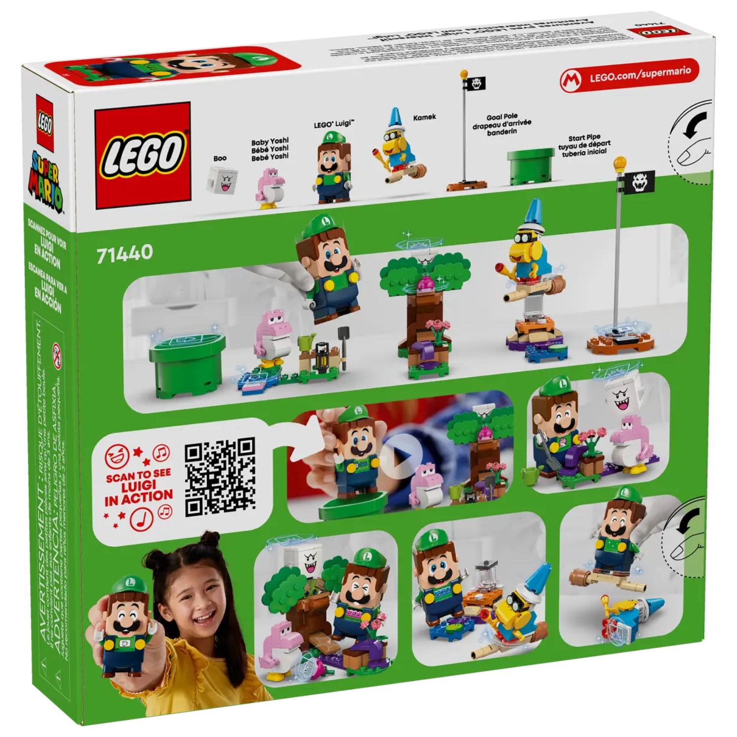 Aventuri cu Luigi, 6+ ani, 71440, Lego Super Mario