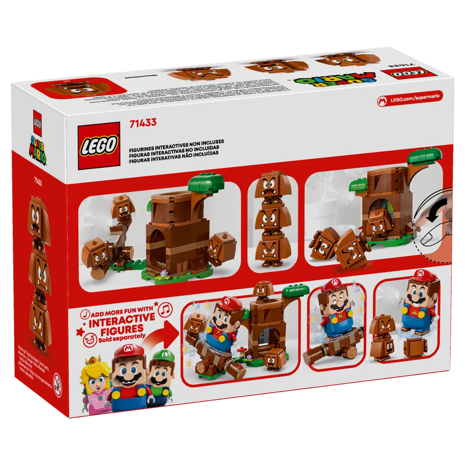 Teren de joaca pentru Goomba, 7+ ani, 71433, Lego Super Mario