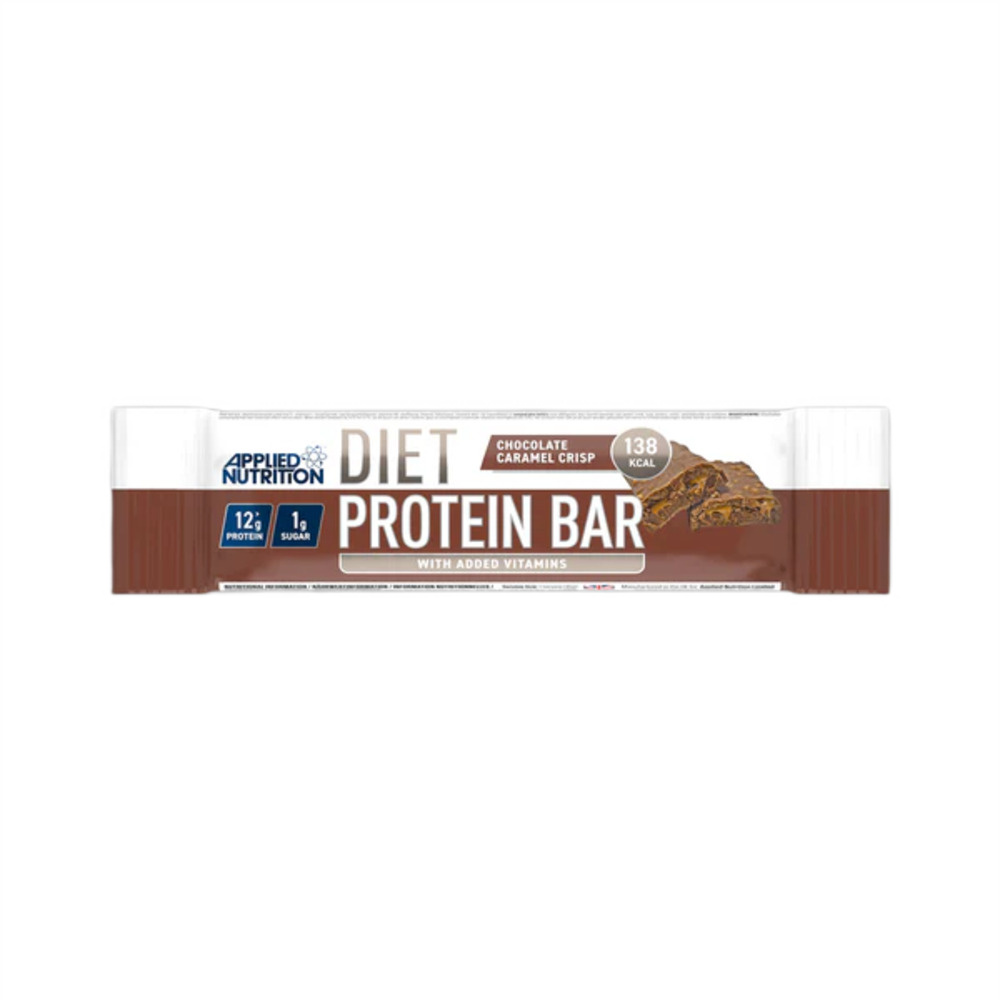 Baton proteic cu ciocolata si caramel crisp, 45 g, Applied Nutrition