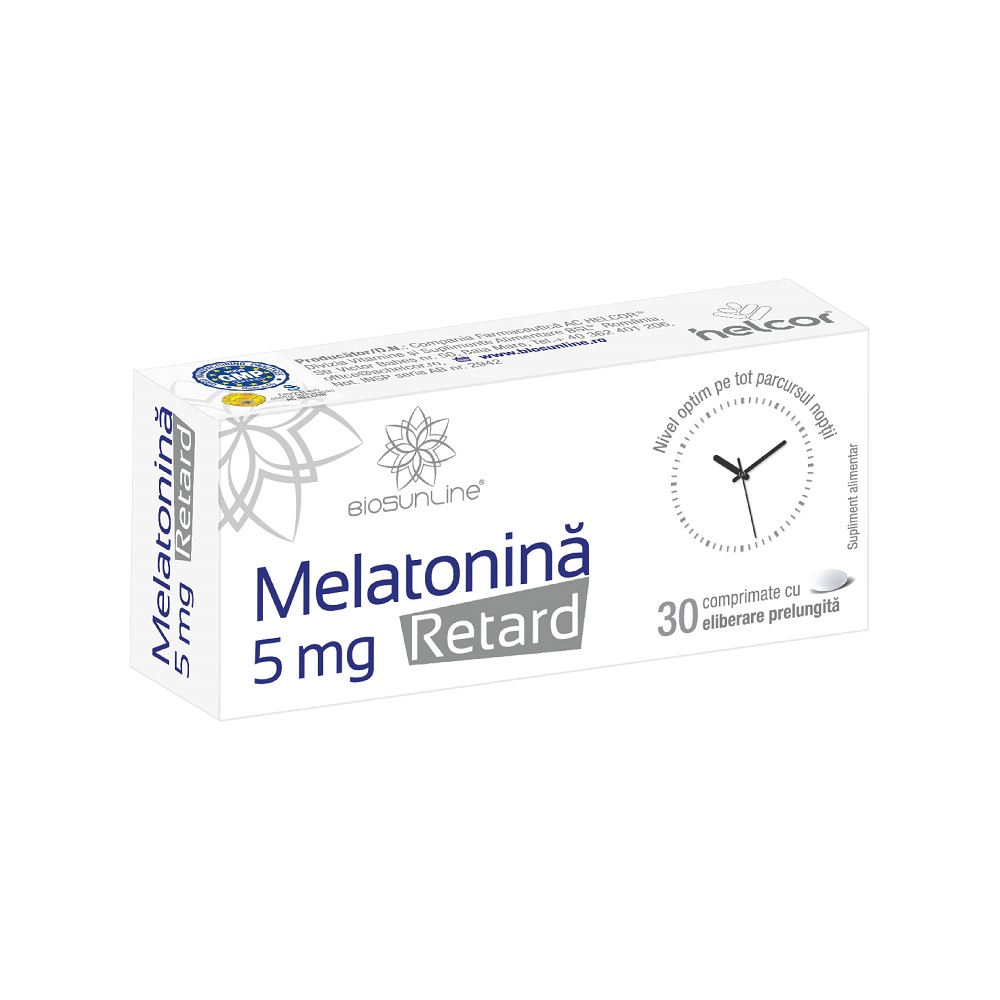 BIOSUNLINE MELATONINA RETARD 5 MG 30 CPR