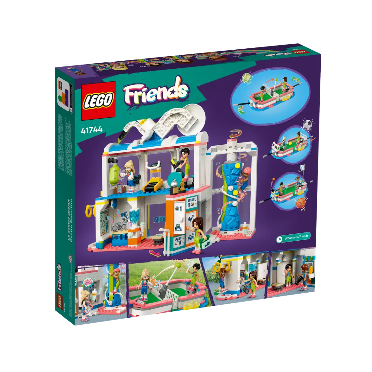 Centru Sportiv, 8+ ani, 41744, Lego Friends