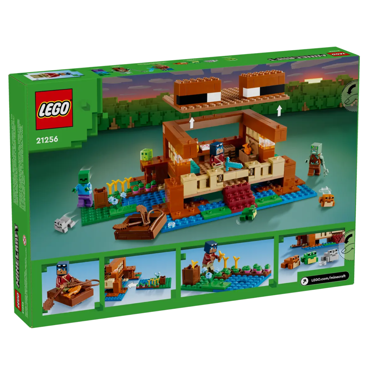 Casa Broasca, 8+ ani, 21256, Lego Minecraft