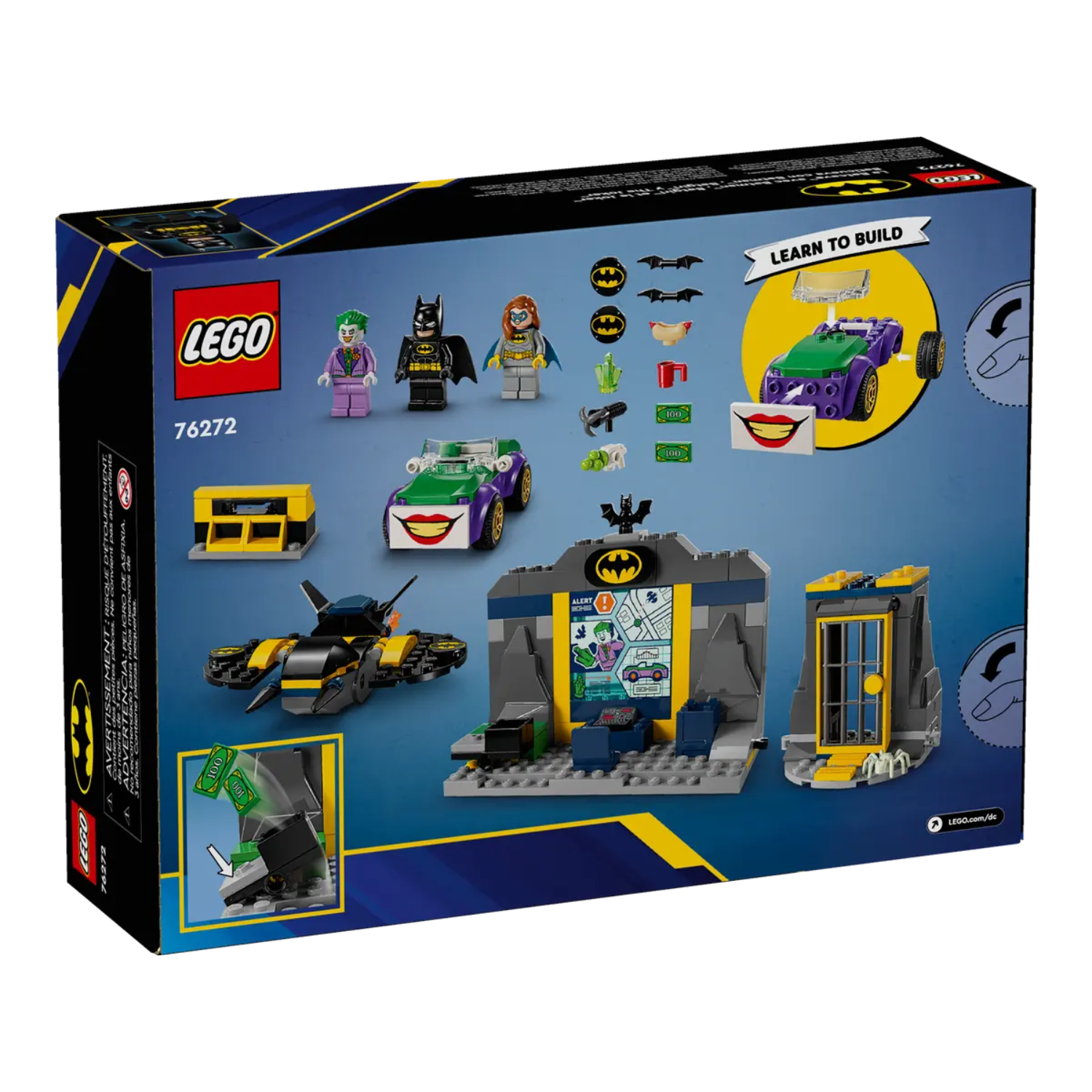 Batcave cu Batman, Batgirl si Joker, 4+ ani, 76272, Lego Super Heroes