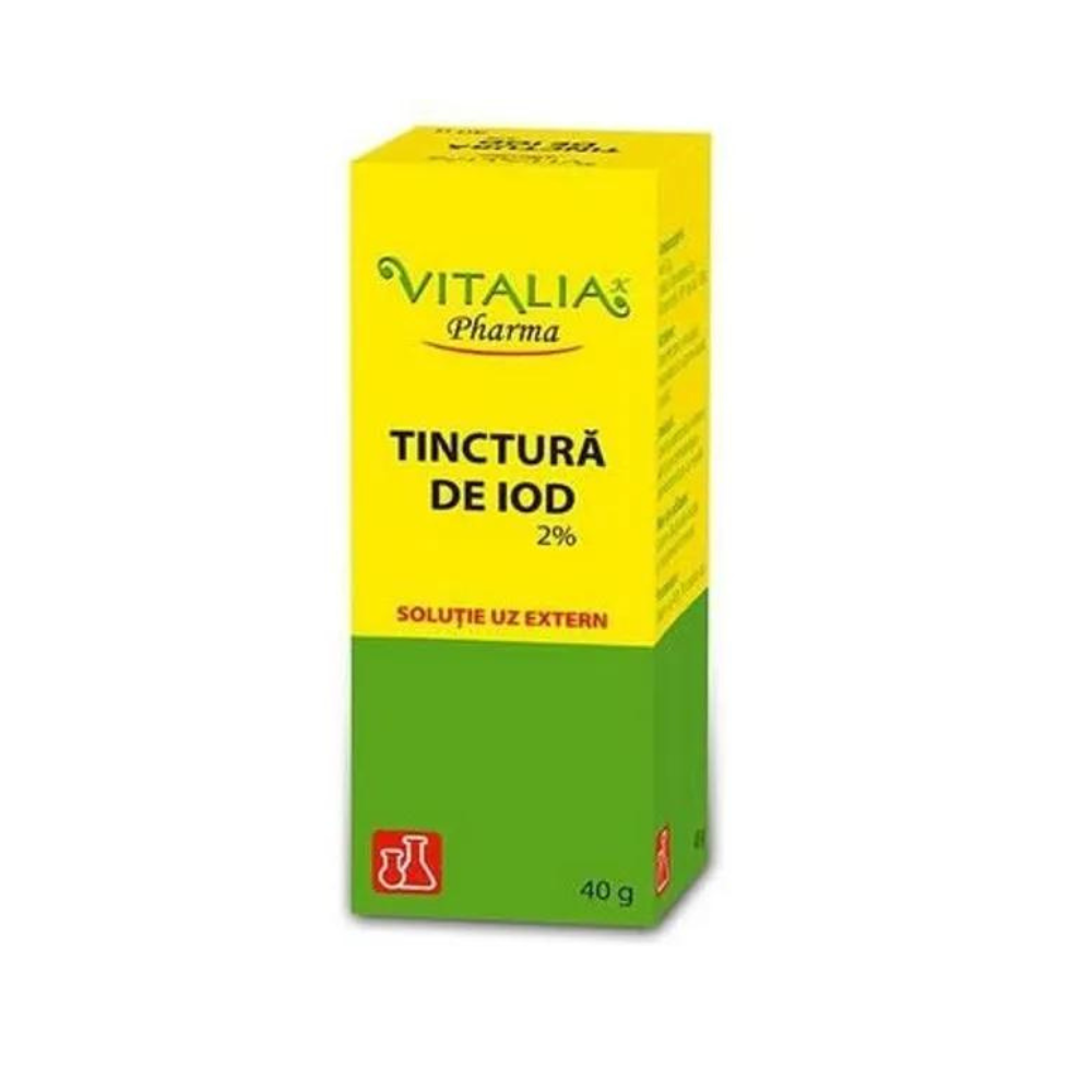 Tinctura de iod 2%, 40 g, Vitalia