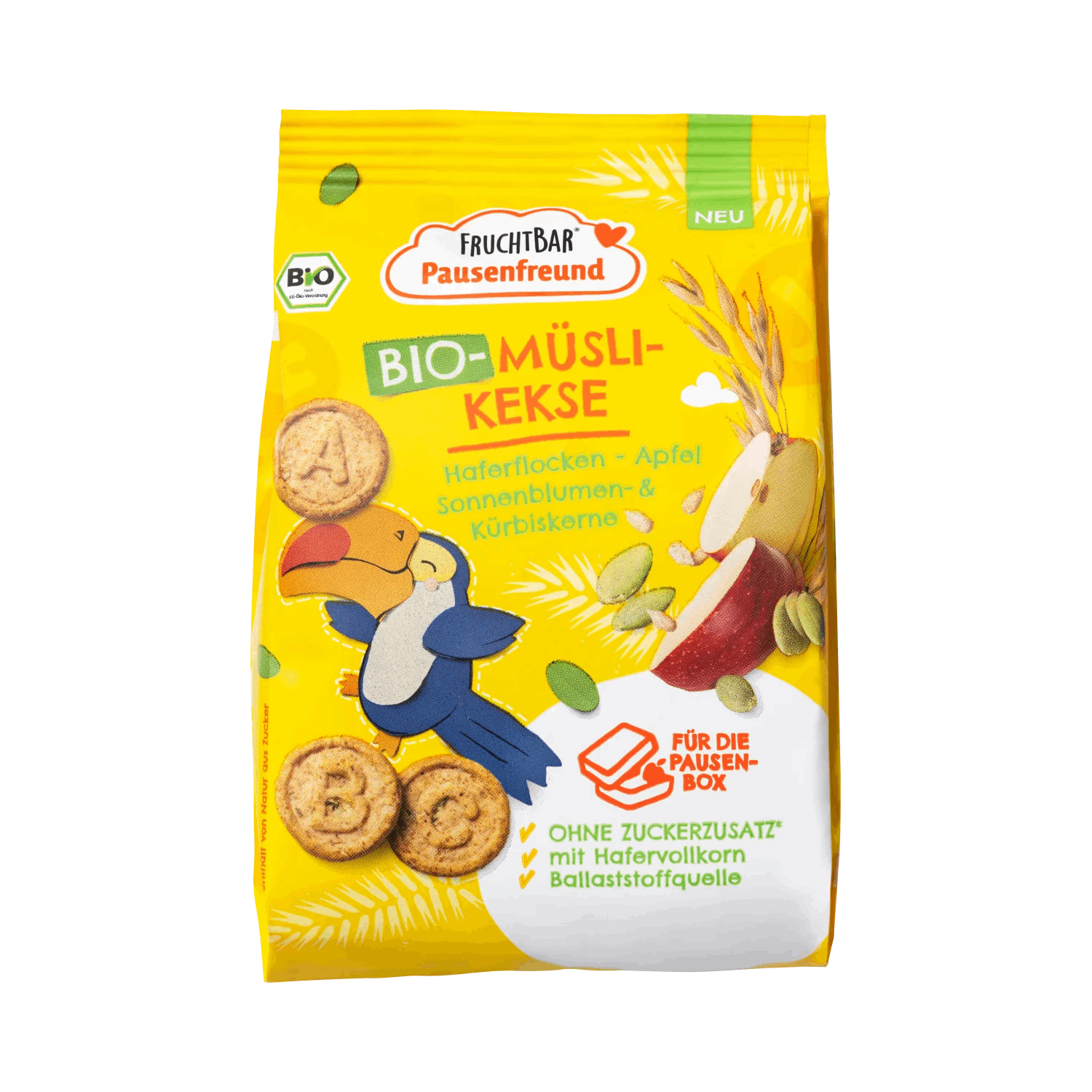 FRUCHTBAR BISCUITI MUSLI SI MERE+ 3ANI 100 GR BIO* 6600