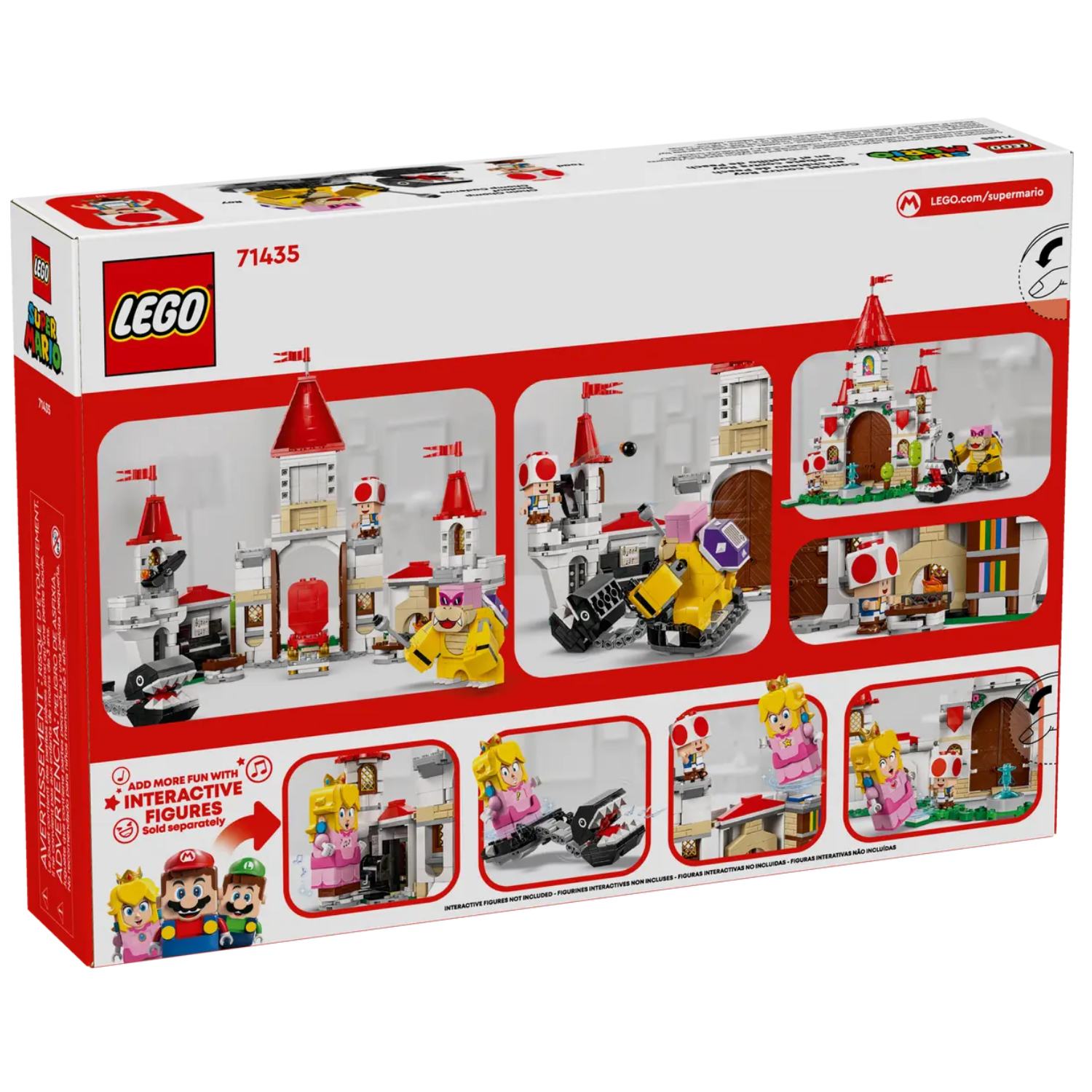 Batalia cu Roy la Castelul lui Peach, 7+ ani, 71435, Lego Super Mario