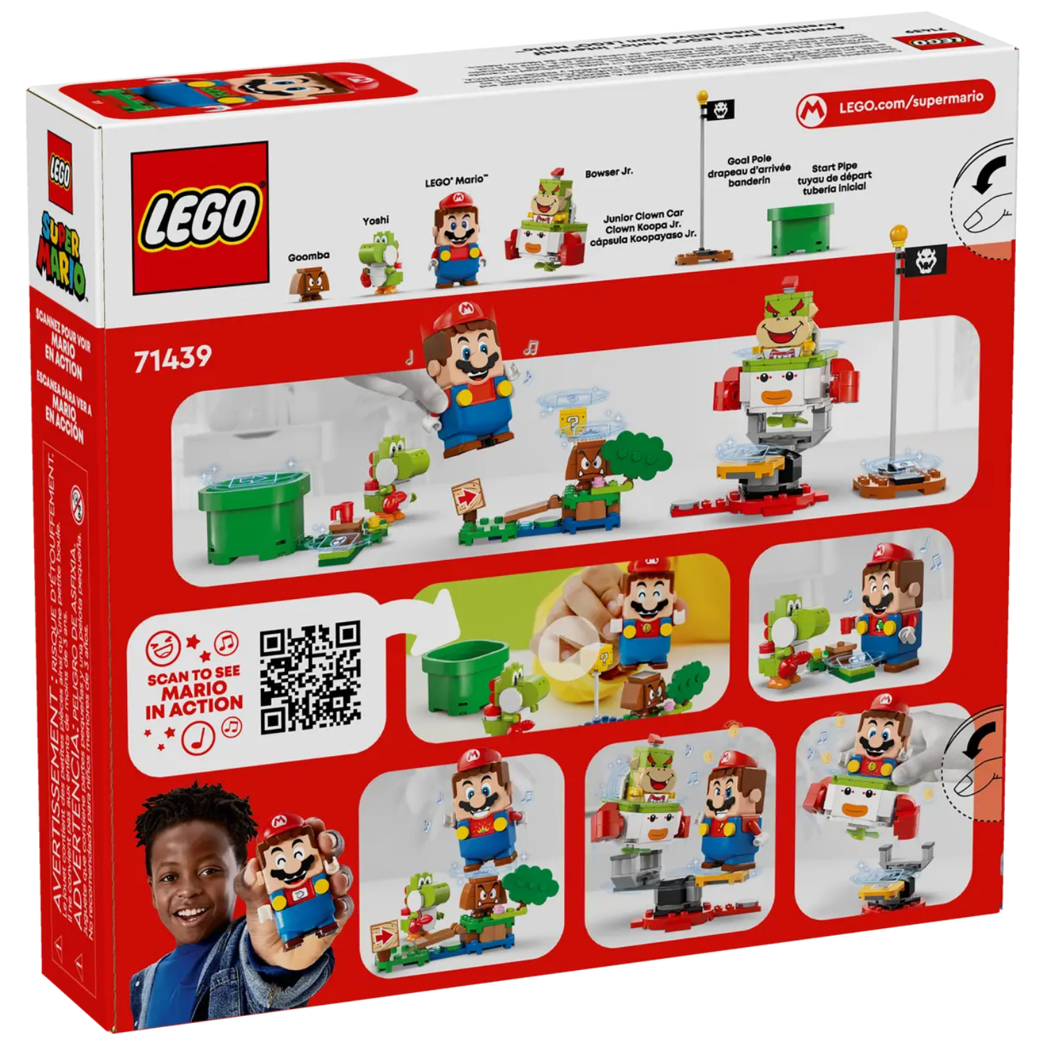 Aventuri cu Mario, 6+ ani, 71439, Lego Super Mario