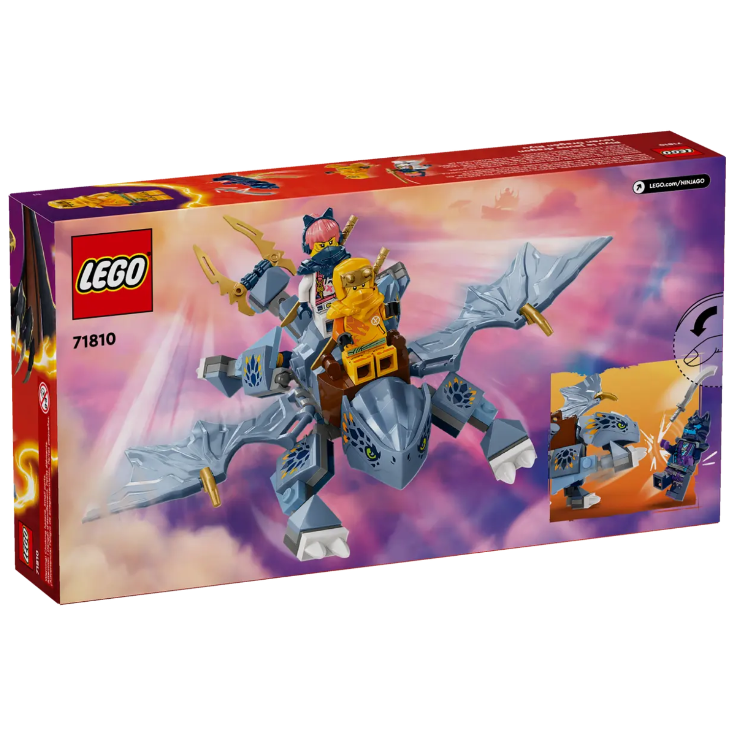 Tanarul Dragon Riyu, 6+ ani, 71810, Lego Ninjago