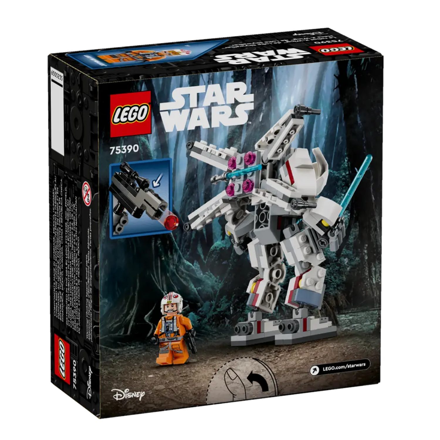 Robotul X-Wing al lui Luke Skywalker, 6+ ani, 75390, Lego Star Wars