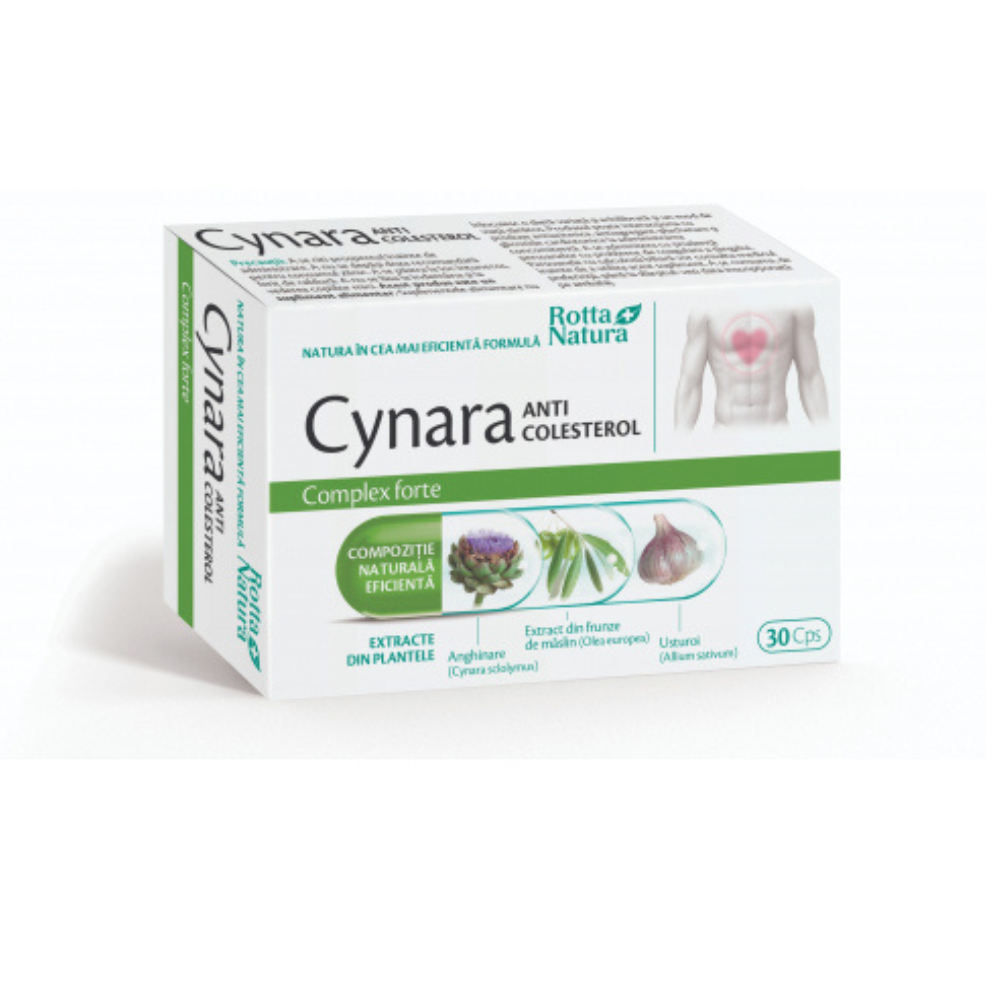 Cynara anti-colesterol Complex Forte, 30 capsule, Rotta Natura