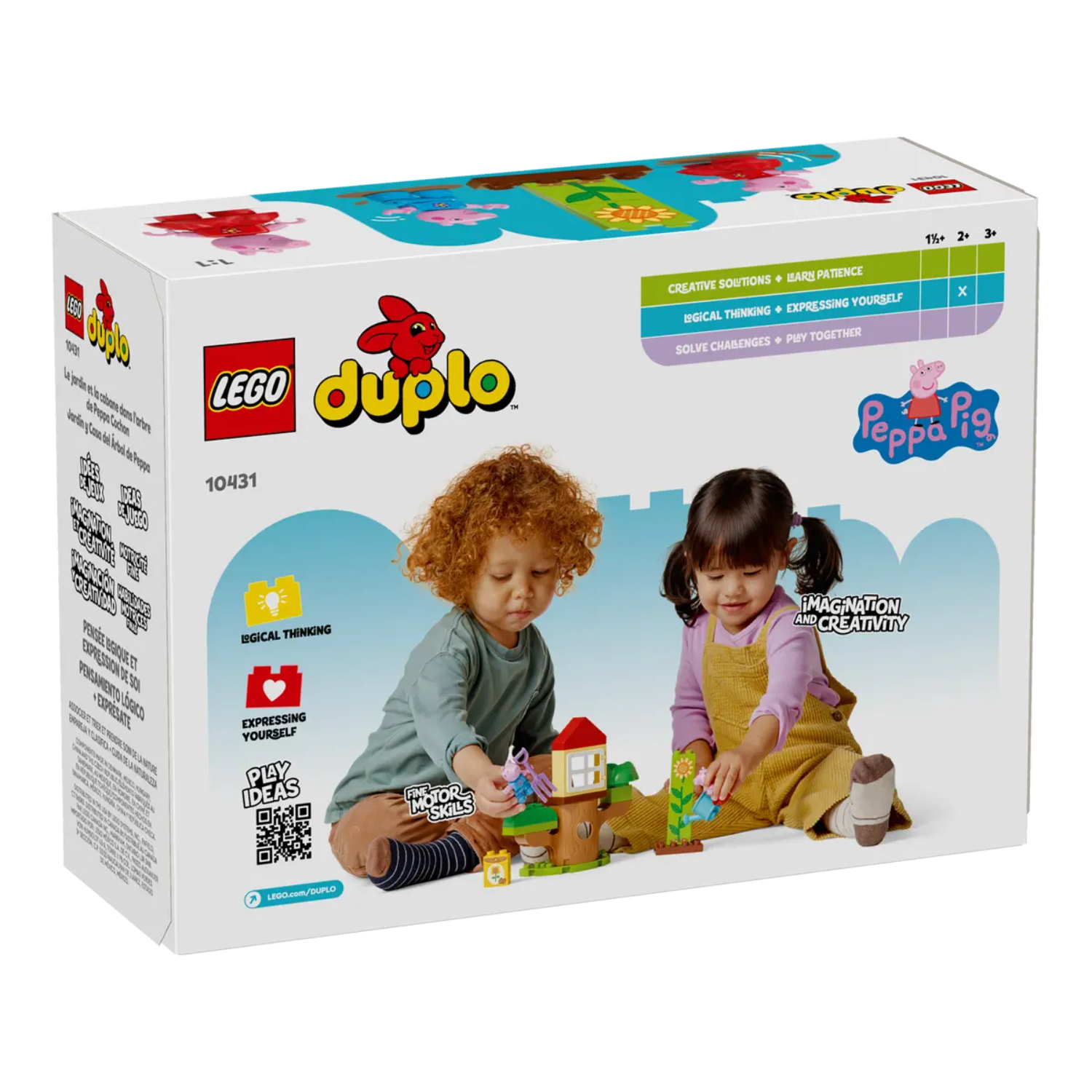 Gradina si Casa din copac a Purcelusei Peppa, 2+ ani, 10431, Lego Duplo