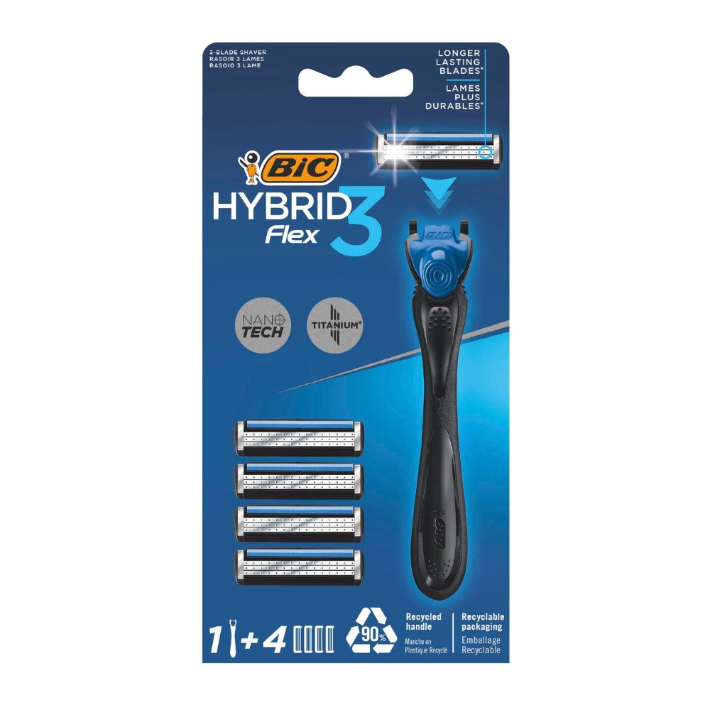 Aparat de ras pentru barbati Hibrid Flex3 B4, 1 buc, Bic