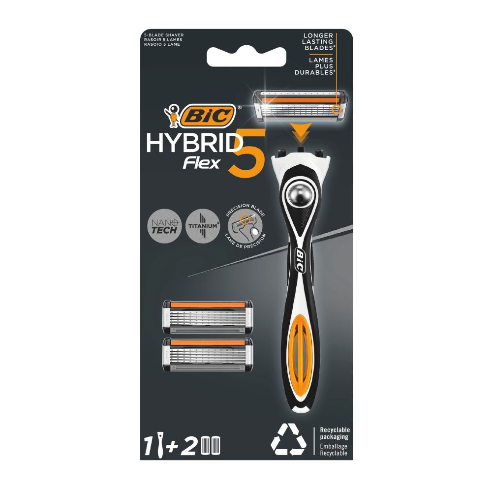 Aparat de ras pentru barbati Hibrid Flex5, 1 buc, Bic