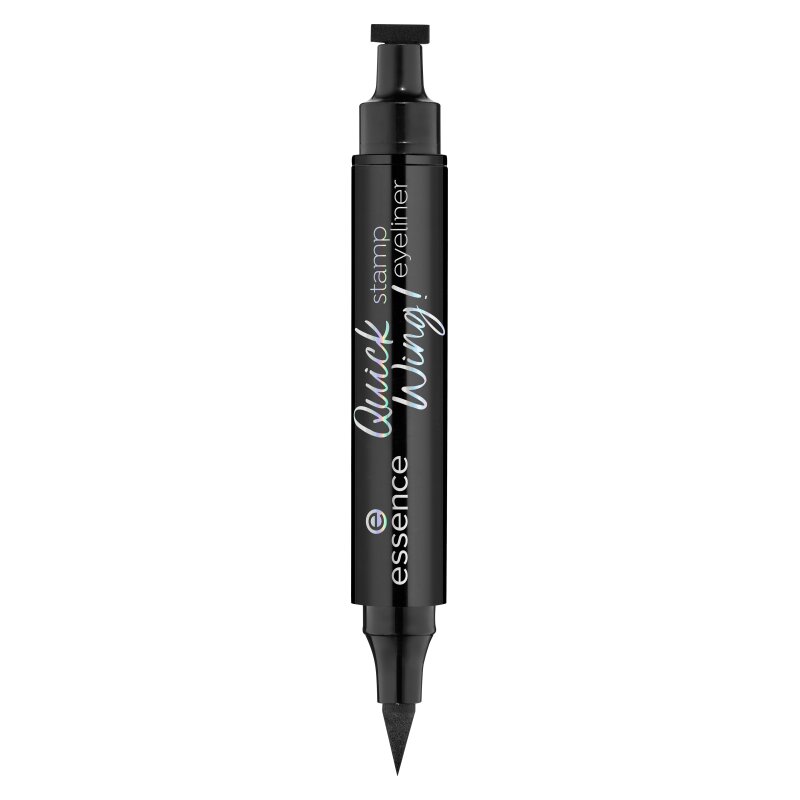 Tus de ochi stampila Quick Wing, 01 Black, 3.5 ml, Essence