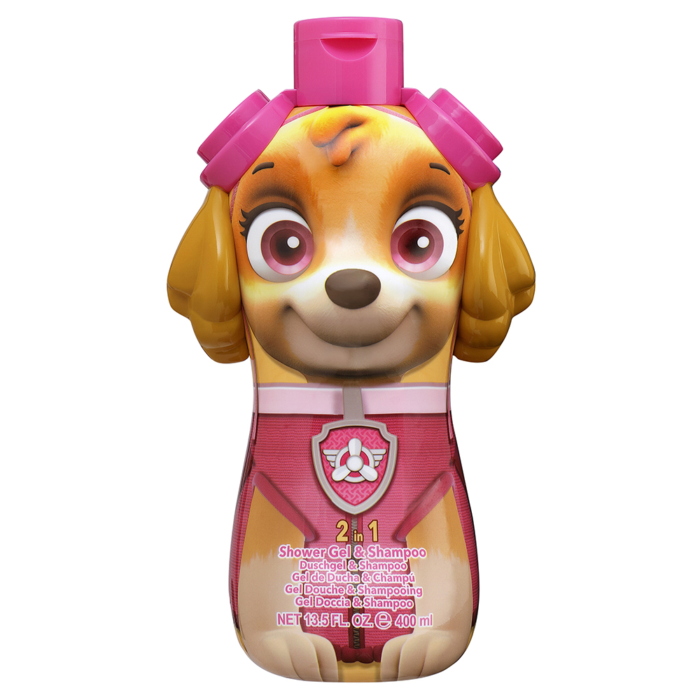 Gel de dus si sampon Paw Patrol Skye, +3 ani, 400 ml, Air Val