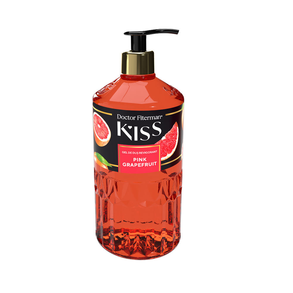 Gel de dus revigorant Kiss, Pink Grapefruit, 750 ml, Doctor Fiterman