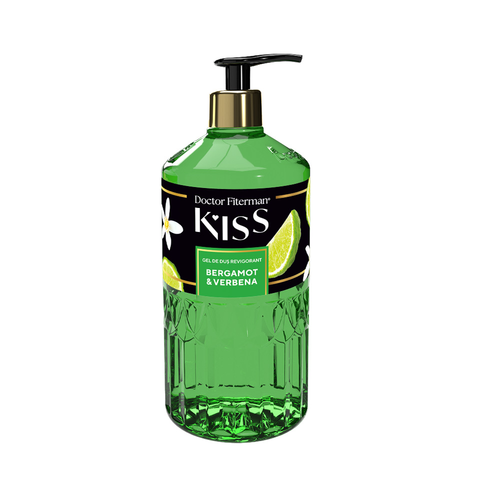 Gel de dus revigorant Kiss, Bergamot&Verbena, 750 ml, Doctor Fiterman