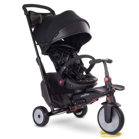 Tricicleta pliabila 7 in 1 pentru copii STR7 Smart Fold Urban, Neagra