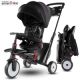 Tricicleta pliabila 7 in 1 pentru copii STR7 Smart Fold Urban, Neagru, Smart Trike 460928