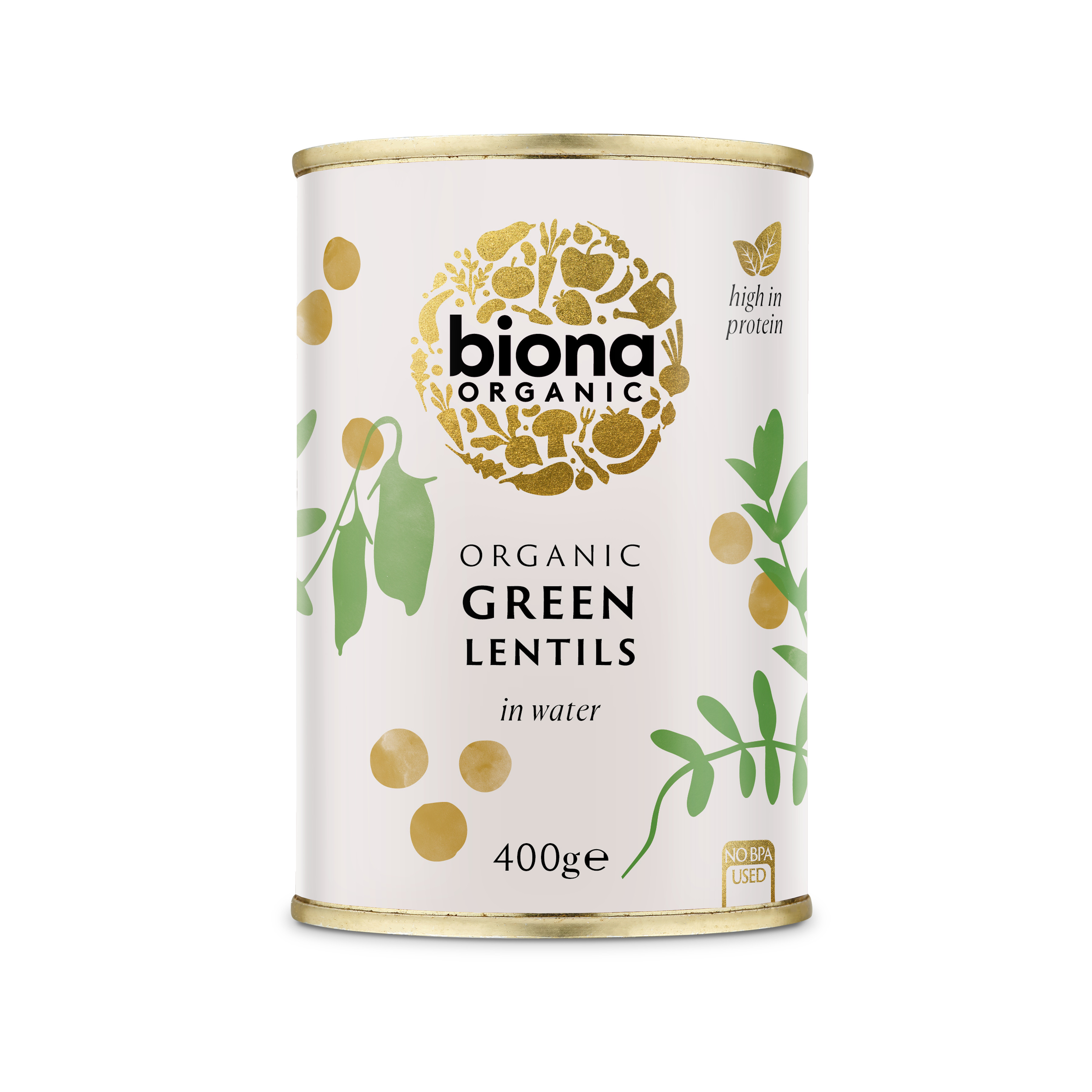 Linte Verde Bio, 400 g, Biona