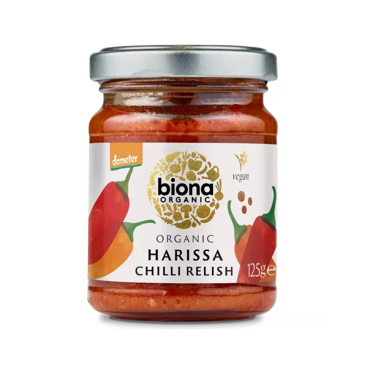 BIONA SOS CHILLI HARISSA 125 GR BIO* 799