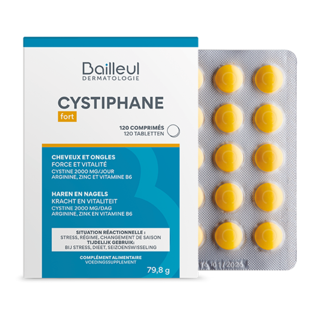 Cystiphane Fort par si unghii, 6x20 capsule, Bailleul