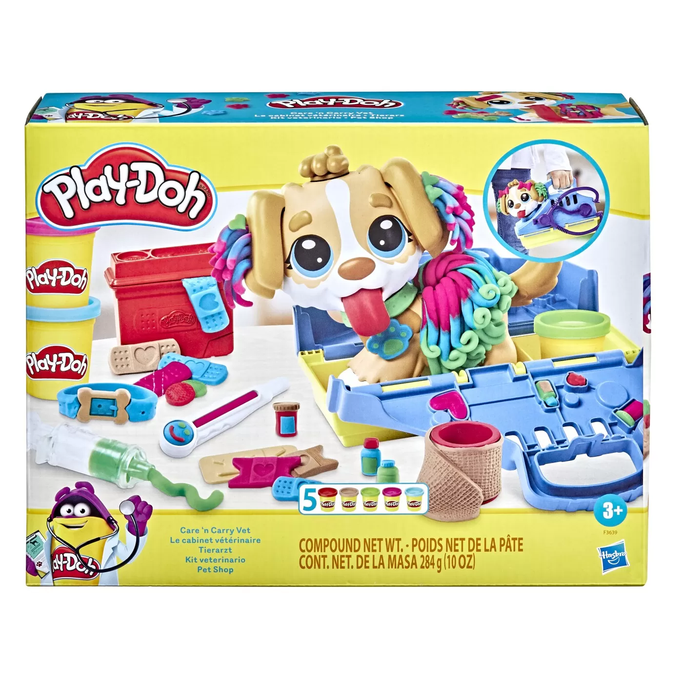 Set jucarie medic veterinar, +3 ani, Play Doh