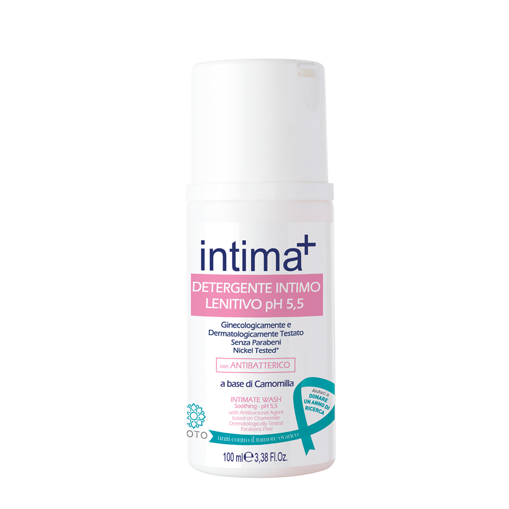 Sapun intim pH 5.5 cu musetel antibacterian, 100 ml, Intima+