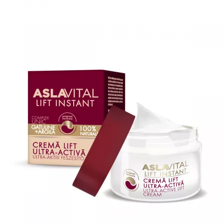 Crema lift ultra-activa AslaVital, 50 ml, Farmec