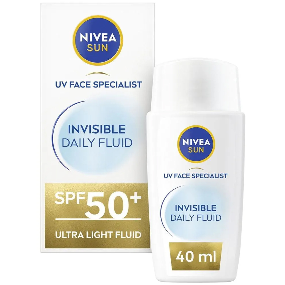 Fluid pentru ten Face Specialist Invisible SPF 50+ Sun, 40 ml, Nivea