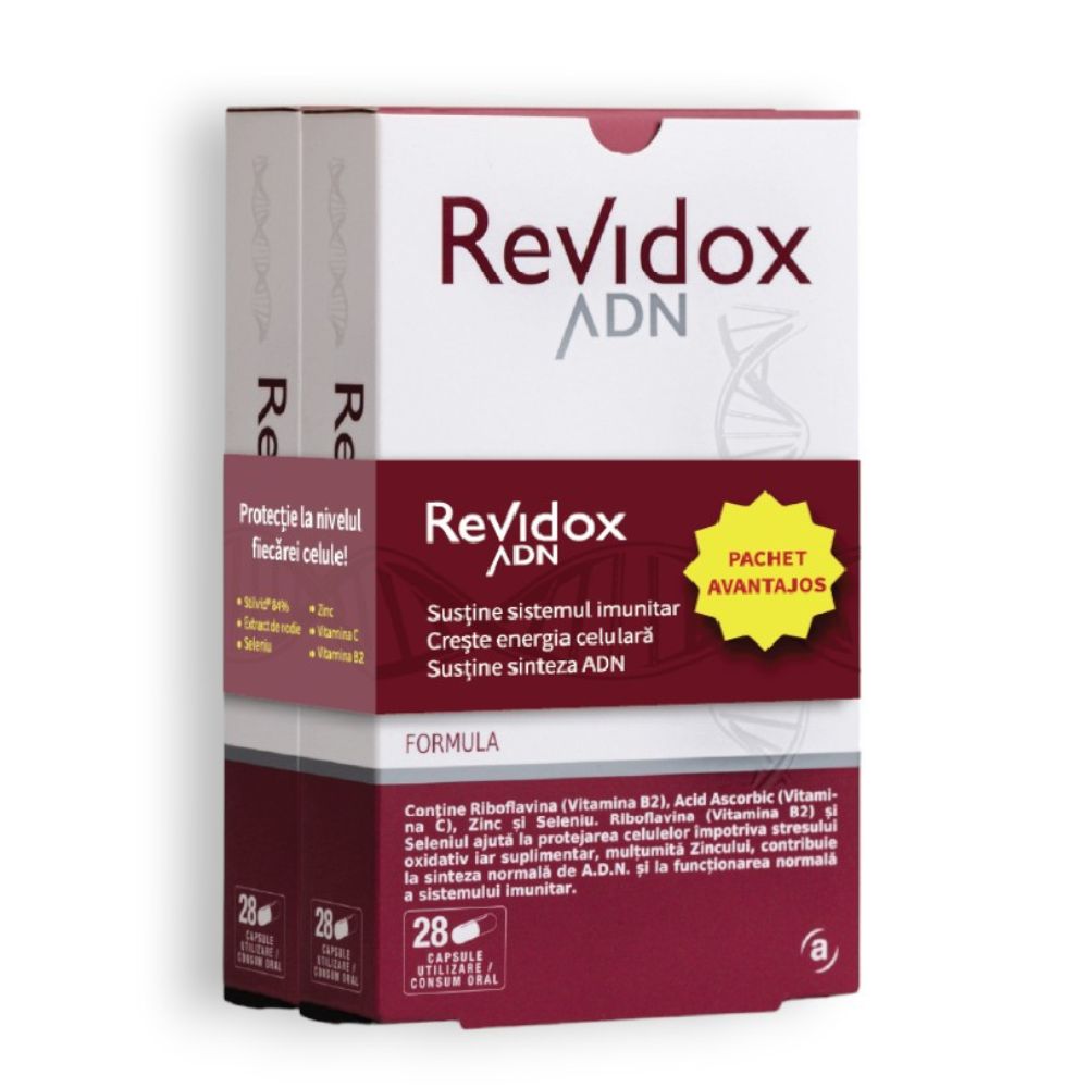 Pachet Revidox ADN, 28+28 capsule, Actafarma