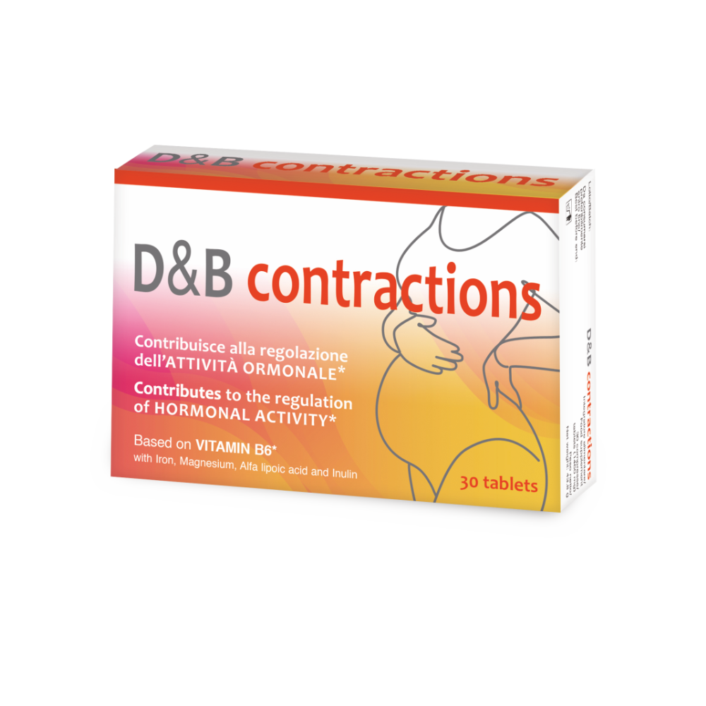 D&B Contractions, 30 tablete, Gricar