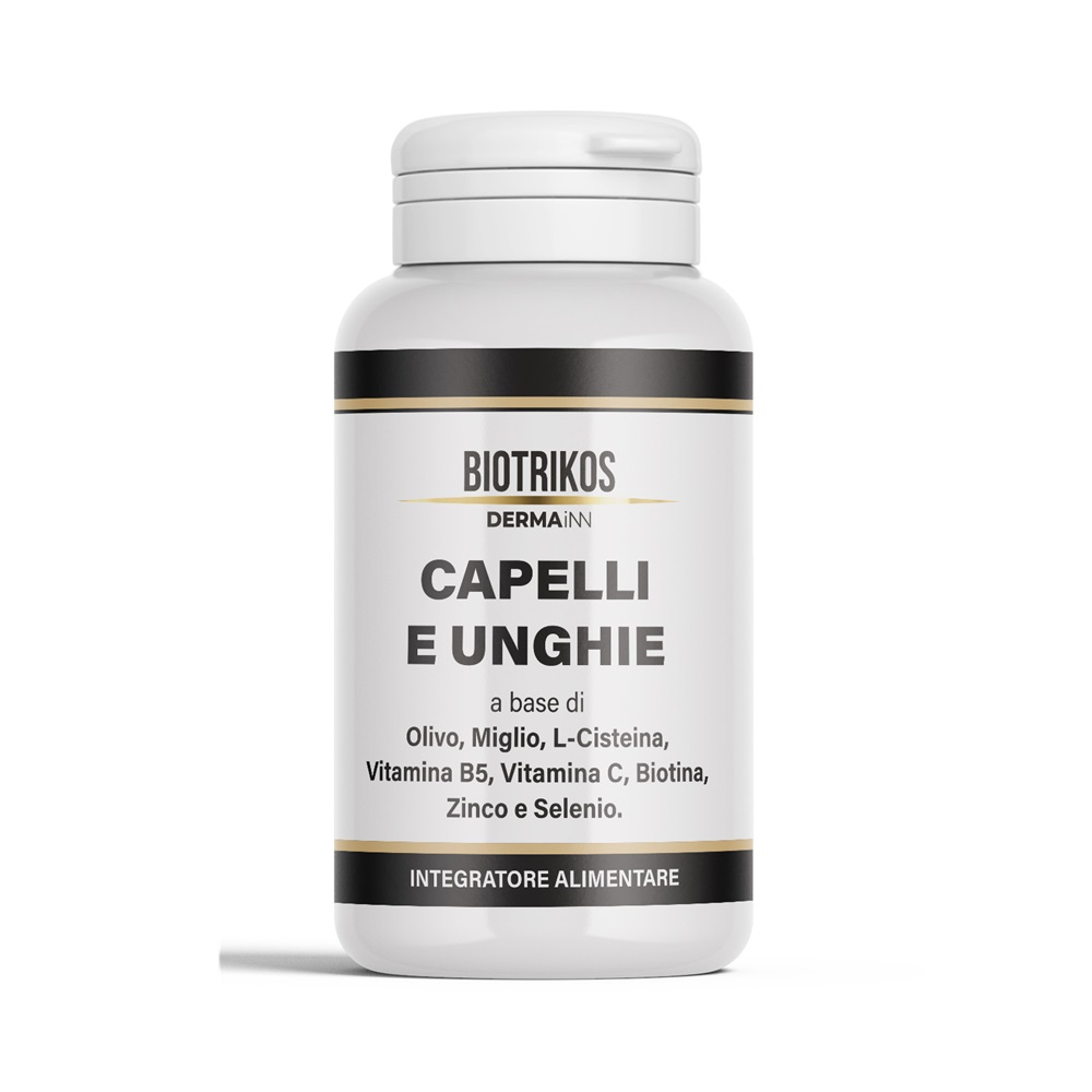 Supliment pentru unghii si par Biotrikos, 60 capsule, DERMAiNN