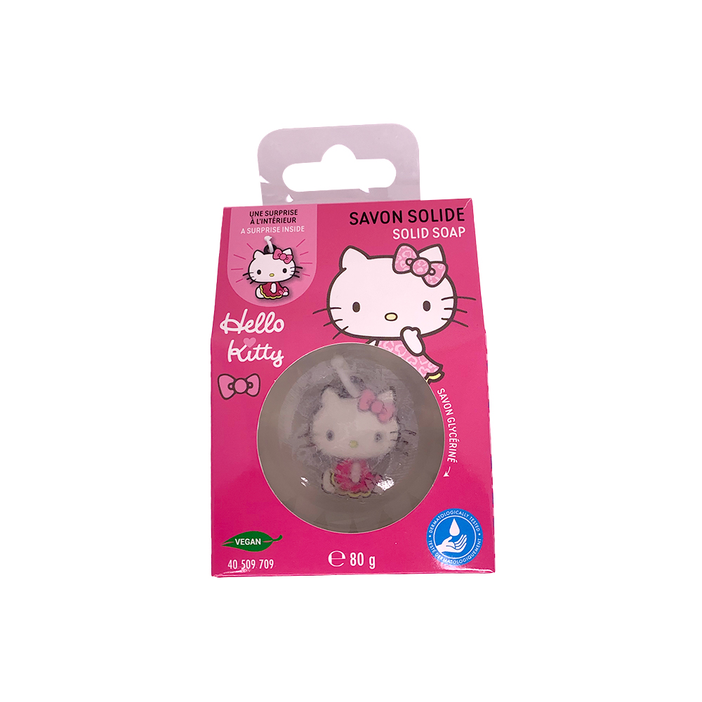 Sapun cu glicerina si jucarie Hello Kitty, 80 g, Take Care