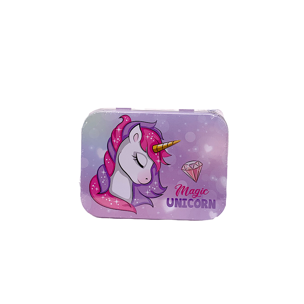 Cutie de metal cu pansamente Unicorn, 24 buc, Take Kare