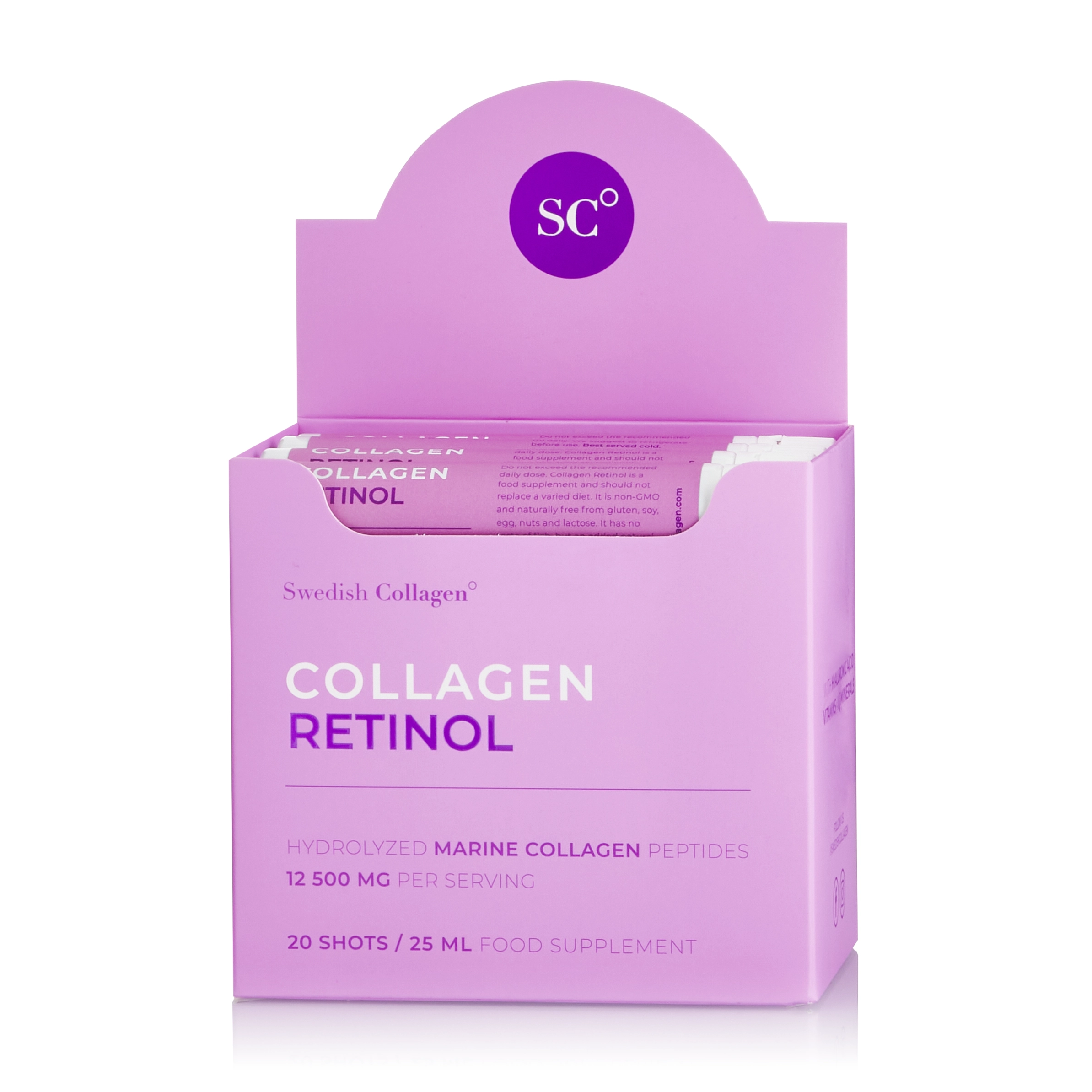 Colagen Retinol, 20 fiole, Swedish Natura