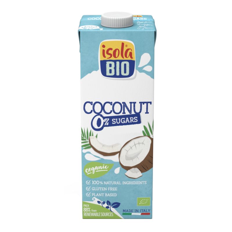 Bautura Bio de cocos 0% zaharuri, 1000ml, Isola Bio
