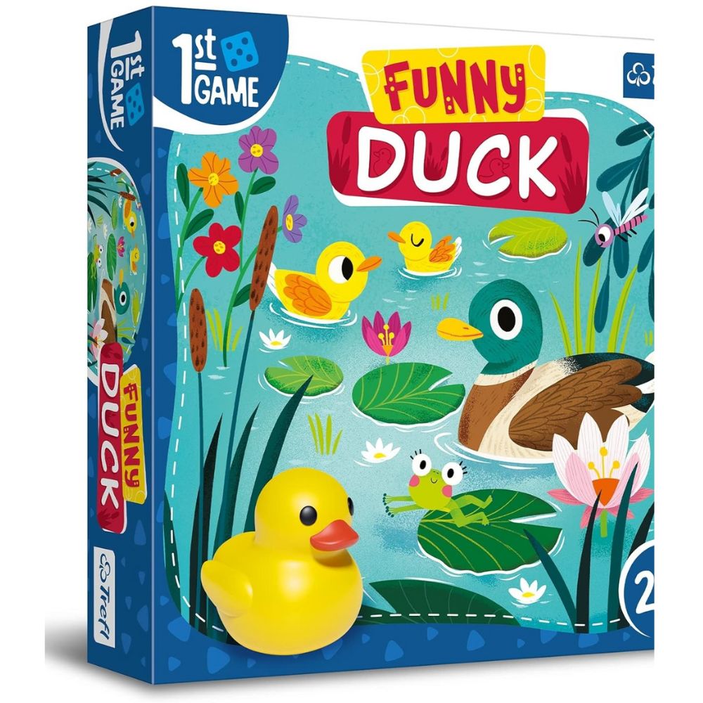 Joc de societate cooperativ pentru toddleri Funny Duck, 2 ani+, Atomo