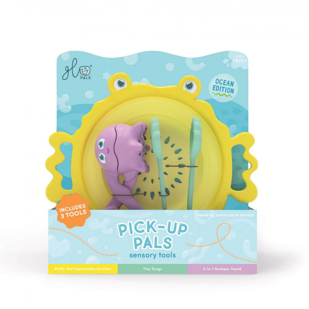 Set instrumente senzoriale Pick-Up Pals, +18 luni, Glo Pals