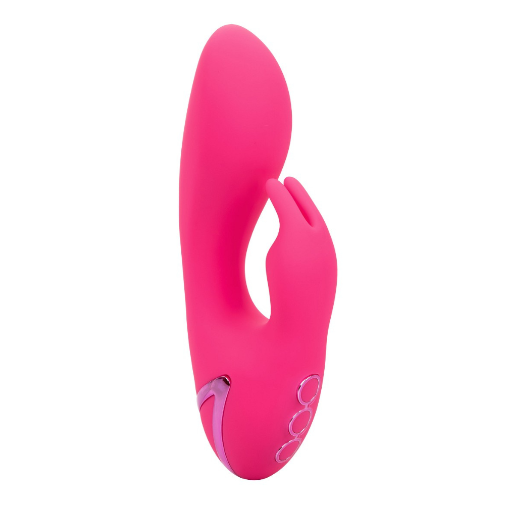 Vibrator din silicon So. Cal, 10 functii de vibratie, Roz, California Dream