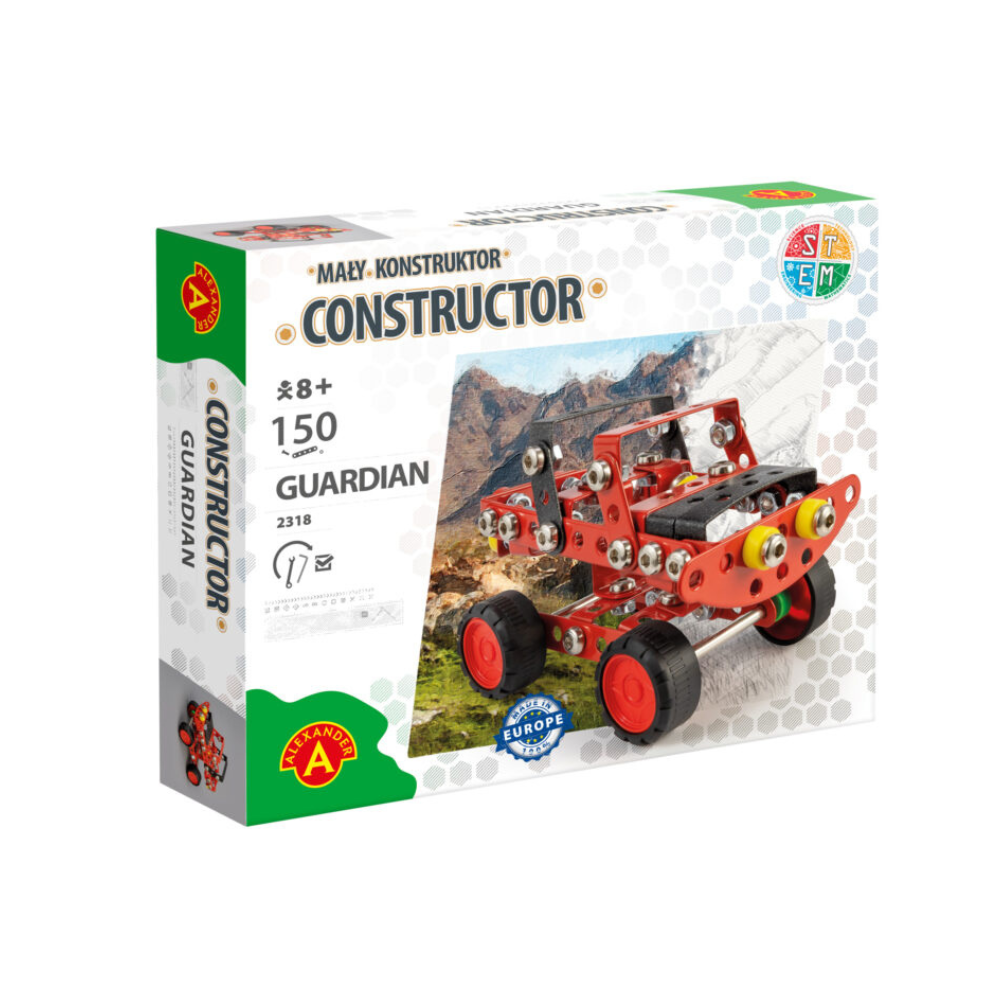 Joc de constructie Guardian Constructor, 150 piese, + 8 ani, Alexander Toys