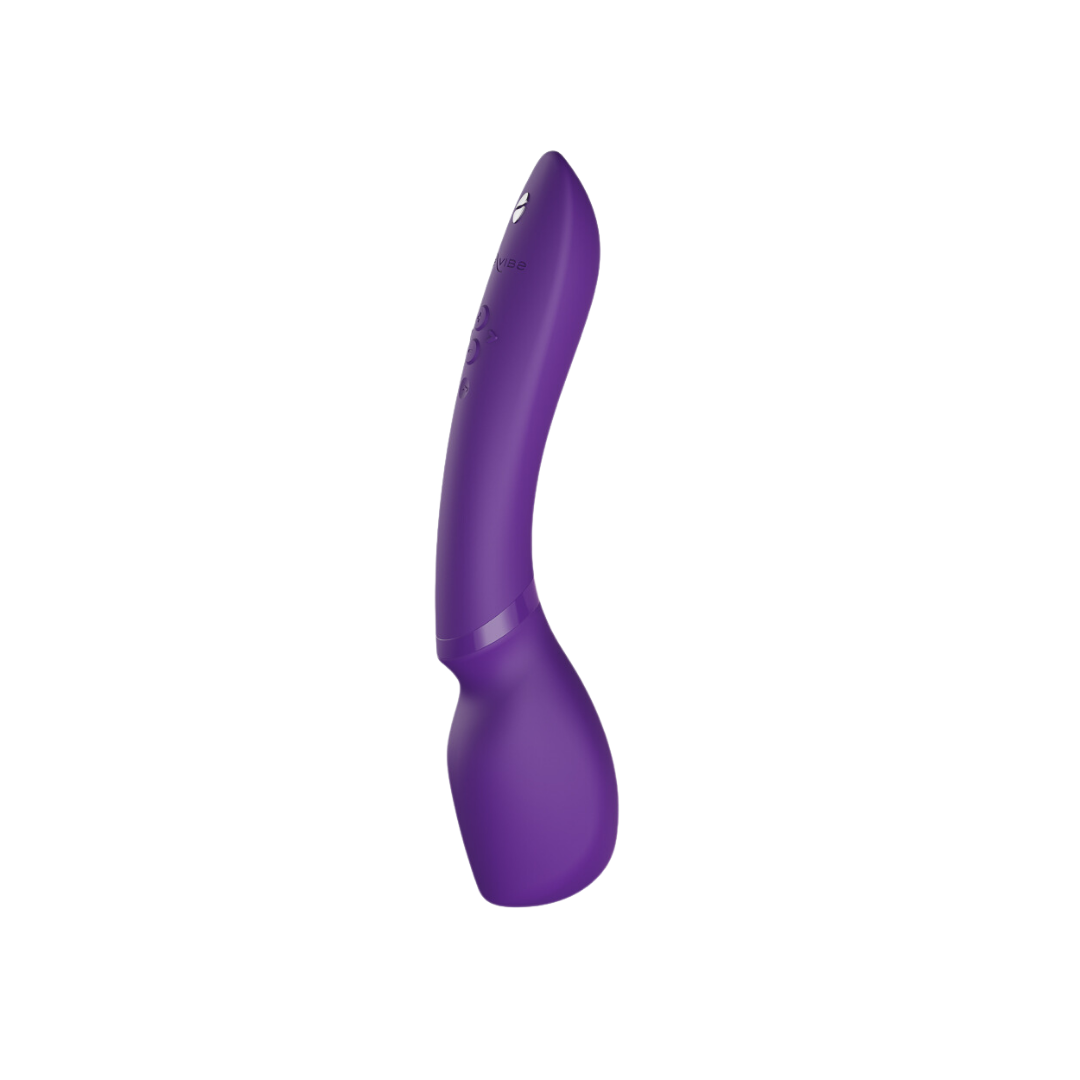 Vibrator din silicon Wand 2, 10 modele de vibratie, Violet, 1 bucata, We-Vibe