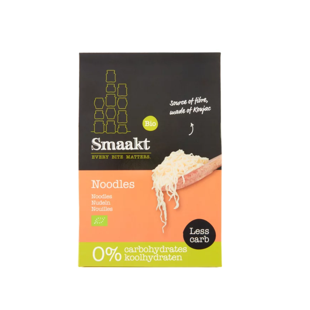 Noodles bio din konjac fara gluten, 200 gr, Smaakt