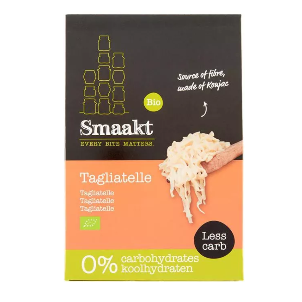 Tagliatelle bio din konjac fara gluten, 200 gr, Smaakt