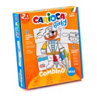  Set puzzle si 8 carioci ABC Baby  +2 ani, Carioca
