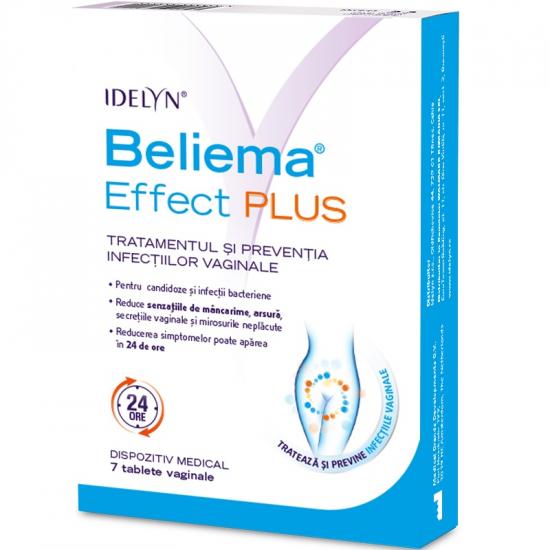 Beliema Idelyn Effect Plus, 7 tablete vaginale, Stada