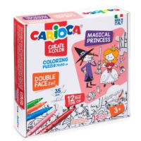 Set puzzle si 12 carioci Magical Princess, +3 ani, Carioca     
