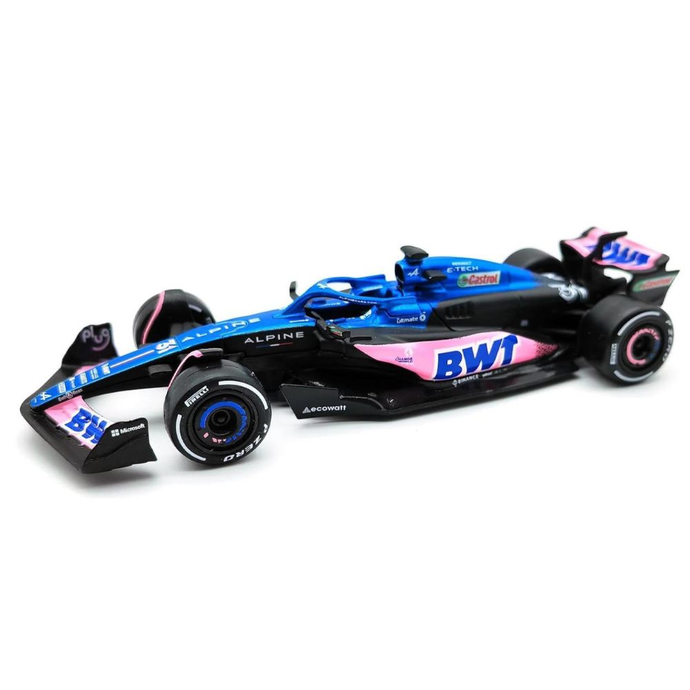 Macheta masinuta BWT Alpine F1 Team A523 Pierre Gasly, +3 ani, 1:43, Bburago