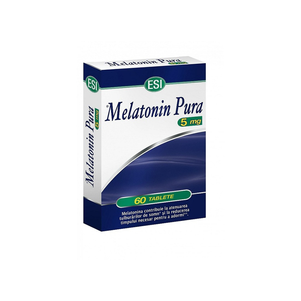 Melatonina Pura, 5 mg, 60 tablete,, Esi Spa
